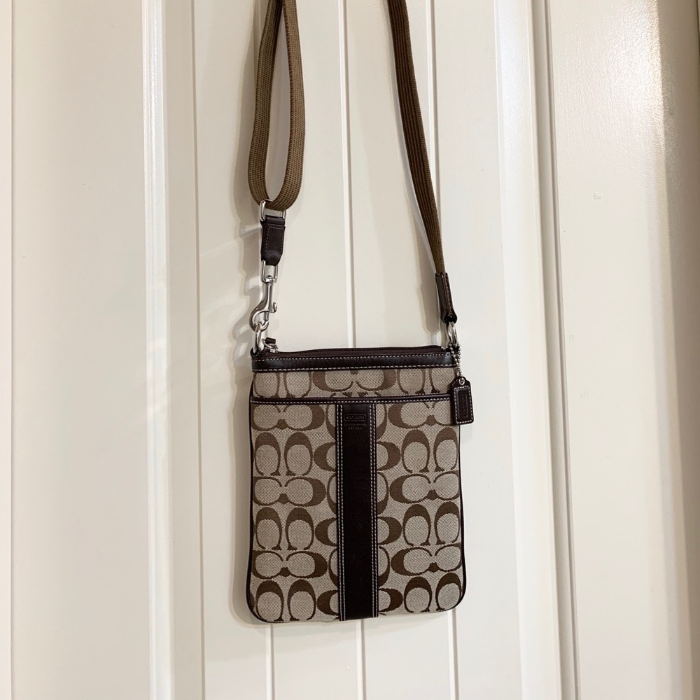 Signature Coach Crossbody Bag